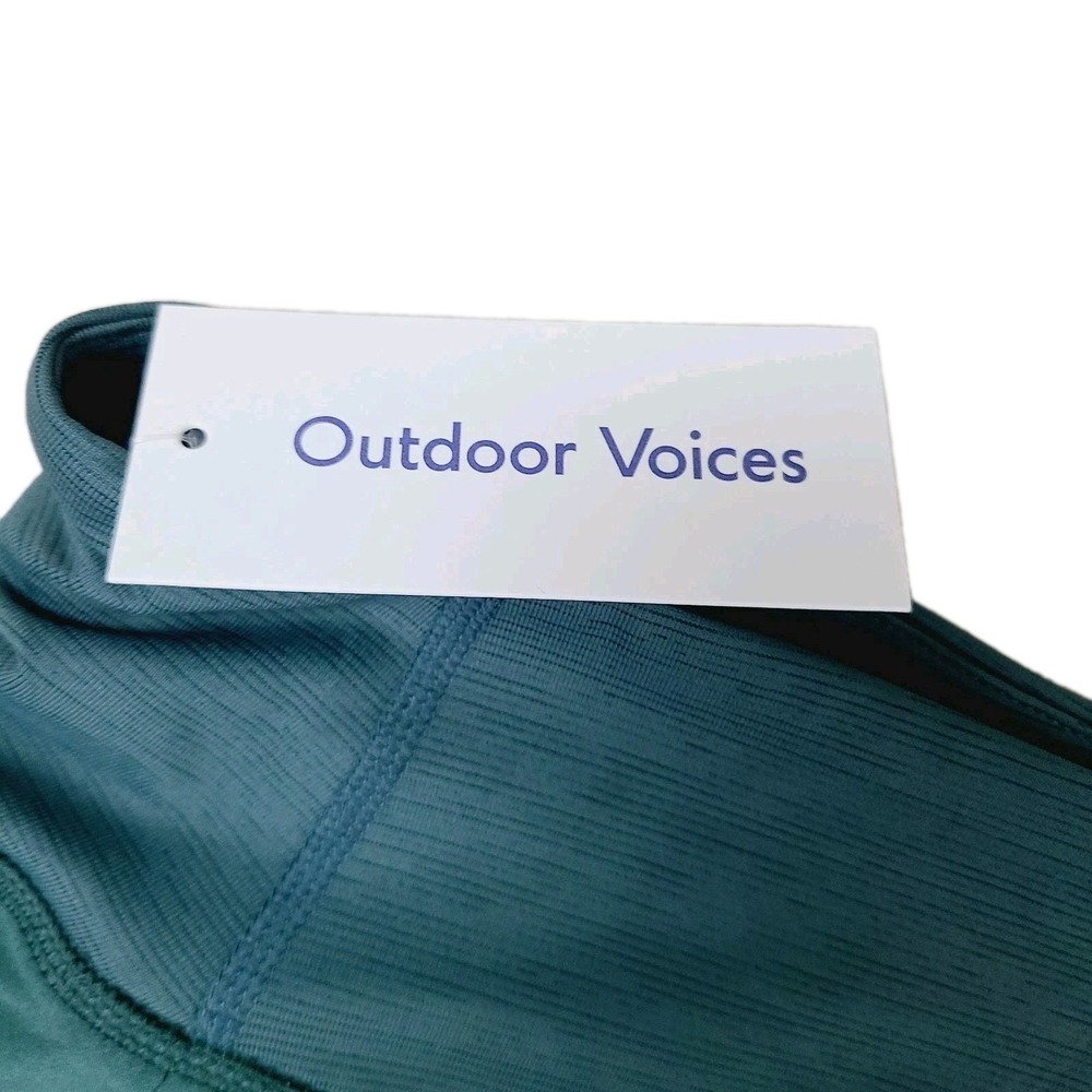 NEW Outdoor Voices Hudson 2.5" Running Shorts Blue Green High Rise 2XL Athletic - Picture 3 of 11